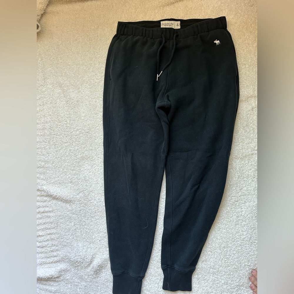 Black Jogger Sweatpants Abercrombie
